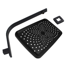 Ottimo 300mm Swivel Rectangular Shower Arm & Head